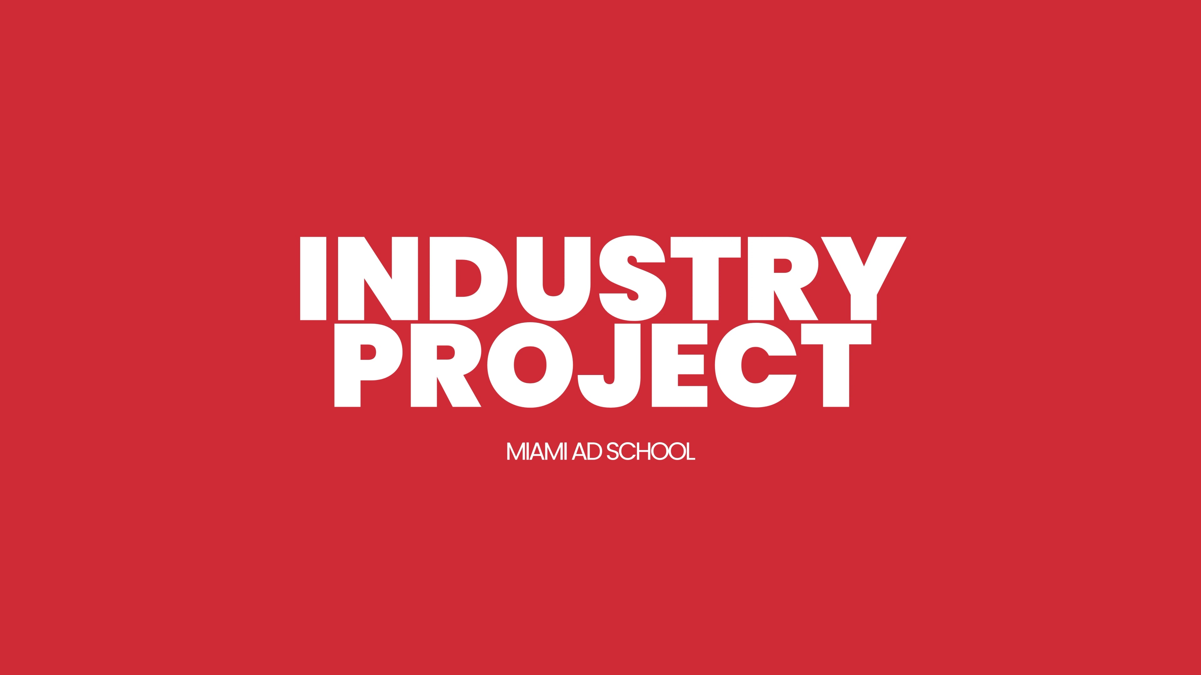 Industry Project — 01